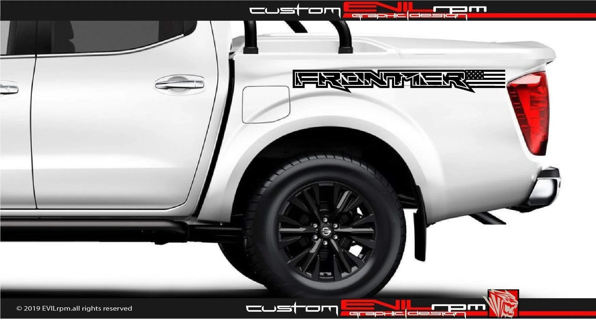 Best Price Lettering Stickers For Nissan Frontier Online Evilrpm 12045314129989.jpg