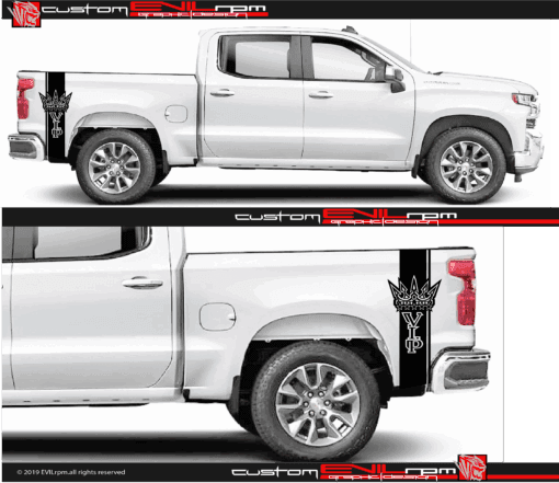Best Truck Sticker Decals Online For Chevrolet Silverado 2019 Evilrpm 12043969527877.png