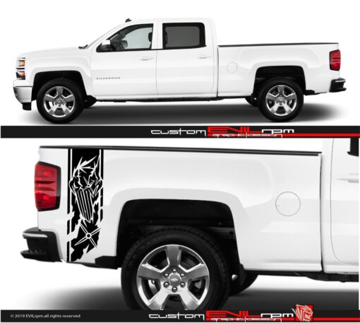 Chevrolet Silverado Punisher Vinyl Decal Custom Graphics Evilrpm 12045525745733.jpg