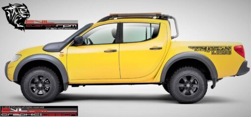 Custom Bed Decal Vinyl Graphics Mitsubishi L200 Triton Evilrpm 12044184059973.jpg