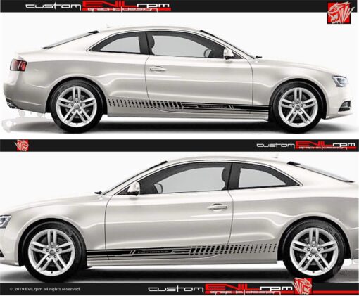 Custom Rally Stripes For Audi A5 2007 2016 Evilrpm 12045394444357.jpg