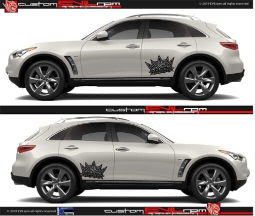 Custom Rear Fender Graphics Decals For Infiniti Fx35 Evilrpm 12045504249925.jpg