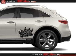 Custom Rear Fender Graphics Decals For Infiniti Fx35 Evilrpm 12045506314309.jpg