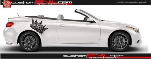 Custom Rear Fender Graphics Decals For Infiniti Q Cabrio Evilrpm 12045504020549.jpg