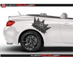 Custom Rear Fender Graphics Decals For Infiniti Q Cabrio Evilrpm 12045505429573.jpg