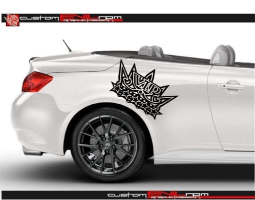 Custom Rear Fender Graphics Decals For Infiniti Q Cabrio Evilrpm 12045505429573.jpg
