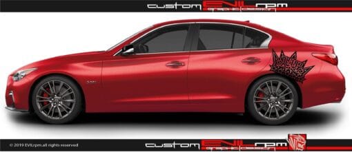 Custom Rear Fender Graphics Decals For Infiniti Q50 Evilrpm 12044984057925.jpg