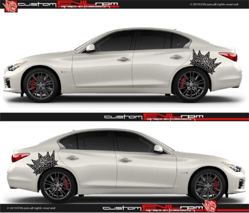 Custom Rear Fender Graphics Decals For Infiniti Q50 Evilrpm 12044987793477.jpg