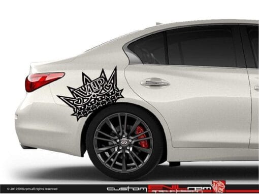 Custom Rear Fender Graphics Decals For Infiniti Q50 Evilrpm 12045503037509.jpg