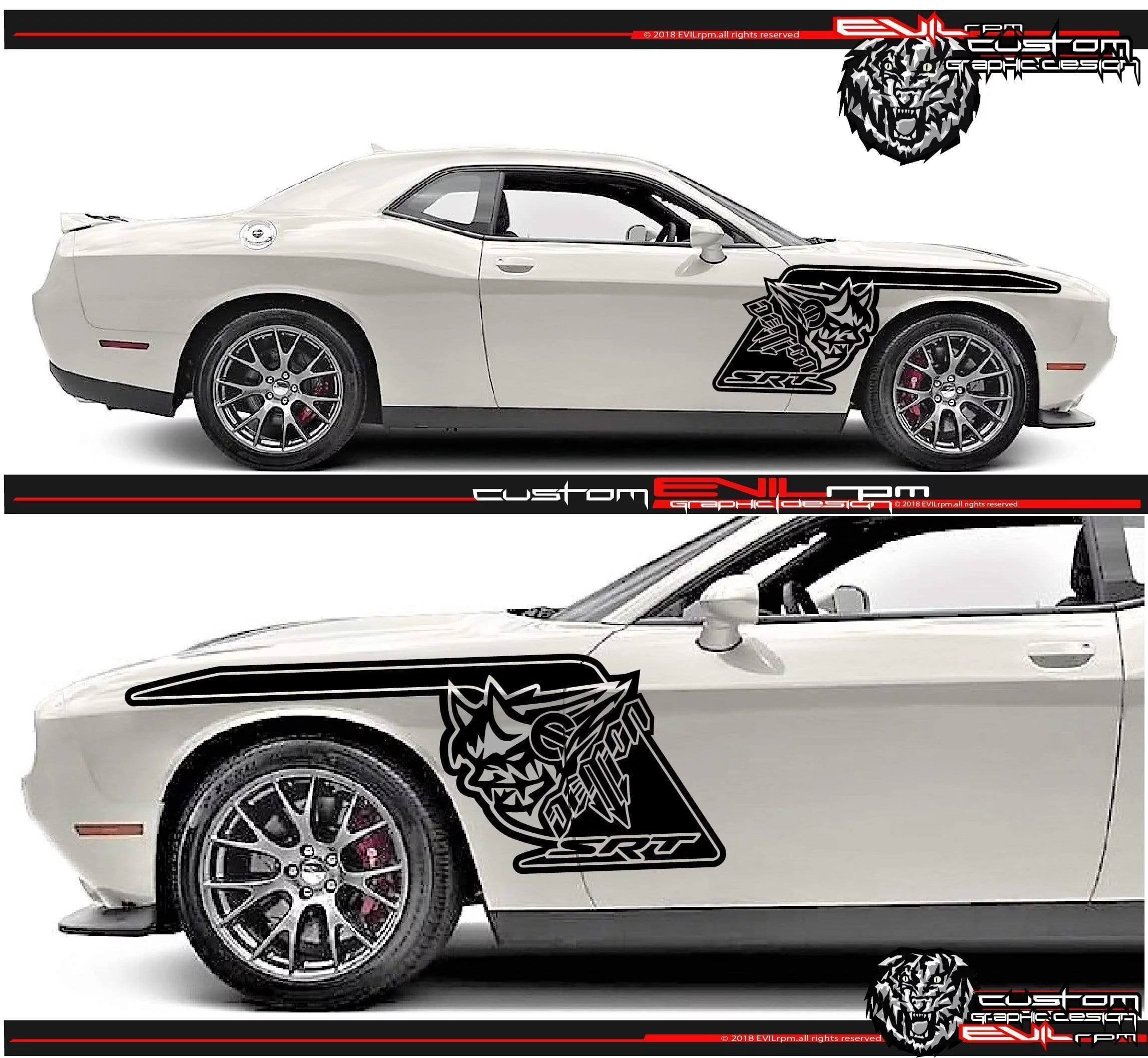 Dodge Challenger Demon Vinyl Sticker Decal Kit Evilrpm Evilrpm 12045324451909.jpg