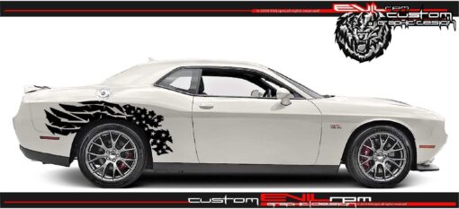 Dodge Challenger Side Fender Vinyl Kit Usa Flag Custom Sticker Decals Evilrpm Evilrpm 12045324091461.jpg