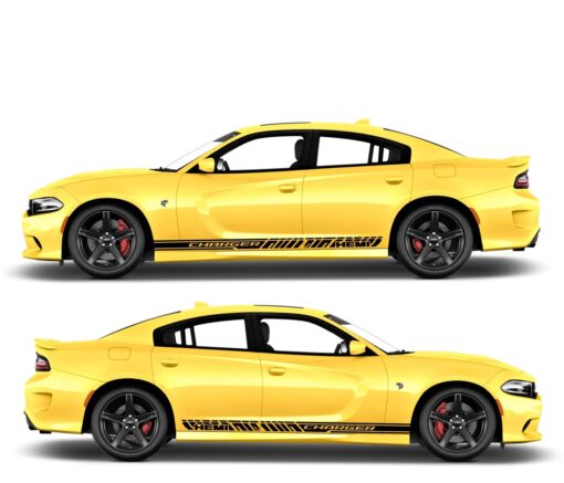 Dodge Charger Hemi Stickers Side Vinyl Stripes Decals Auto Graphics Evilrpm 12045309673541.jpg