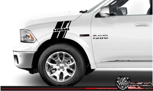 Dodge Ram Hash Decal Side Fender Stickers Kit Evilrpm Evilrpm 12045132202053.jpg