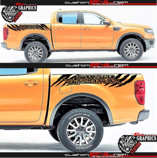 Ford Ranger Custom Sticker Decals Wildtrak Graphics Evilrpm Evilrpm 12044025528389.jpg