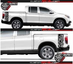 Honda Ridgeline Distressed Graphics Rear Bed Stickers Kit Evilrpm 12045543866437.jpg