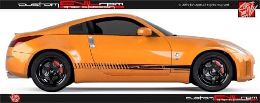 Nissan 350z Racing Stripe Side Decal Graphics Evilrpm 12045432520773.jpg