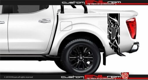 Nissan Navara Custom Punisher Decals Evilrpm 12043702796357.jpg