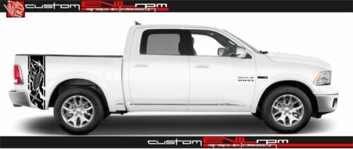 Punisher Truck Vinyl Decals For Dodge Ram Evilrpm 12045164675141.jpg