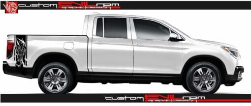 Punisher Truck Vinyl Decals For Honda Ridgeline Evilrpm 12044930646085.jpg