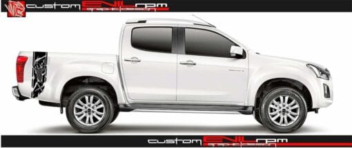 Punisher Truck Vinyl Decals For Isuzu Dmax Evilrpm 12044045975621.jpg