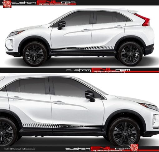 Racing Stripes For Mitsubishi Eclipse Cross 2017 2019 Evilrpm 12044960202821.jpg