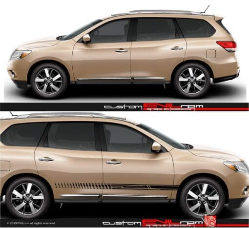 Racing Stripes For Nissan Pathfinder 2013 2019 Evilrpm 12045287260229.jpg
