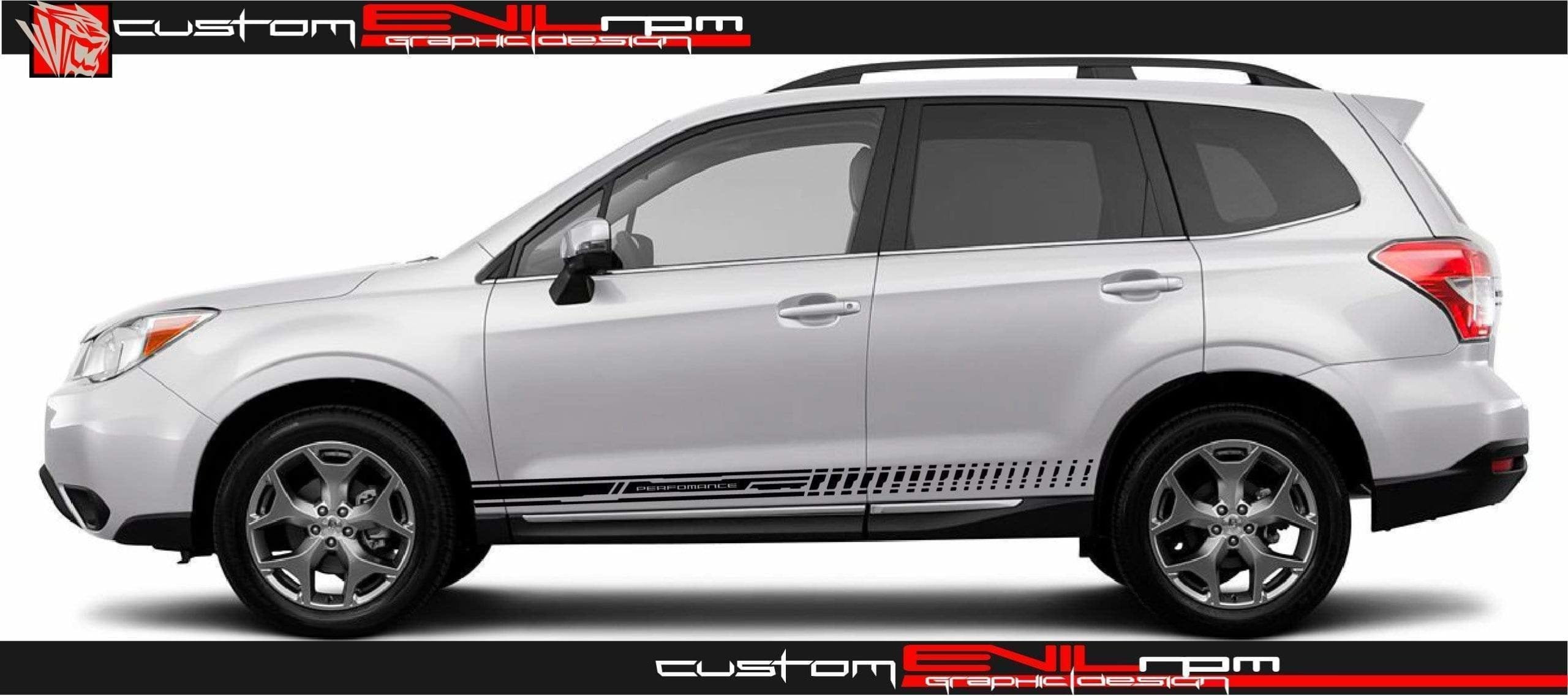 Racing Stripes For Subaru Forester 2007 2018 Evilrpm 12045552877637.jpg