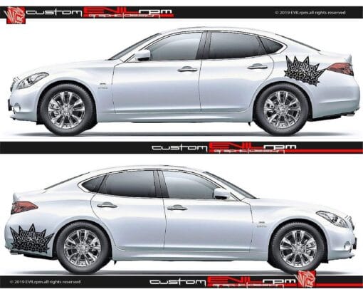 Rear Fender Custom Graphics Decals For Infiniti Q70 Evilrpm 12044455772229.jpg