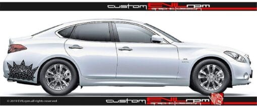 Rear Fender Custom Graphics Decals For Infiniti Q70 Evilrpm 12044456263749.jpg