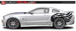 Rear Fender Vinyl Custom Double Sided Flags For Ford Mustang Evilrpm 12048901734469.jpg