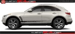 Vinyl Decal Racing Stripe Graphic Stickers For Infiniti Fx35 Evilrpm 12043523817541.jpg