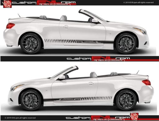 Vinyl Decal Racing Stripe Graphic Stickers For Infiniti G37 Cabrio Evilrpm 12044325781573.jpg