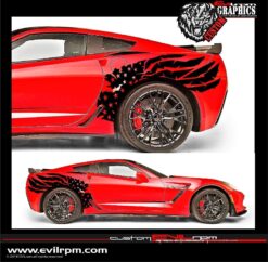 Vinyl Decal Side Usa Flag For Chevrolet Corvette Evilrpm 12044308250693.jpg