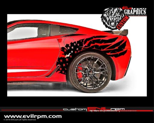 Vinyl Decal Side Usa Flag For Chevrolet Corvette Evilrpm 12044310544453.jpg