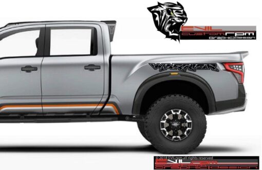 Vinyl Side Custom Bed Decal Graphics Designed For Nissan Titan Evilrpm 12043753193541.jpg