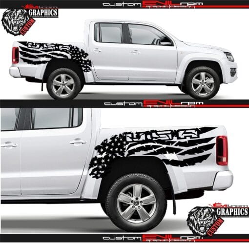 Volkswagen Amarok American Distressed Flag Decals Evilrpm 12043532861509.jpg
